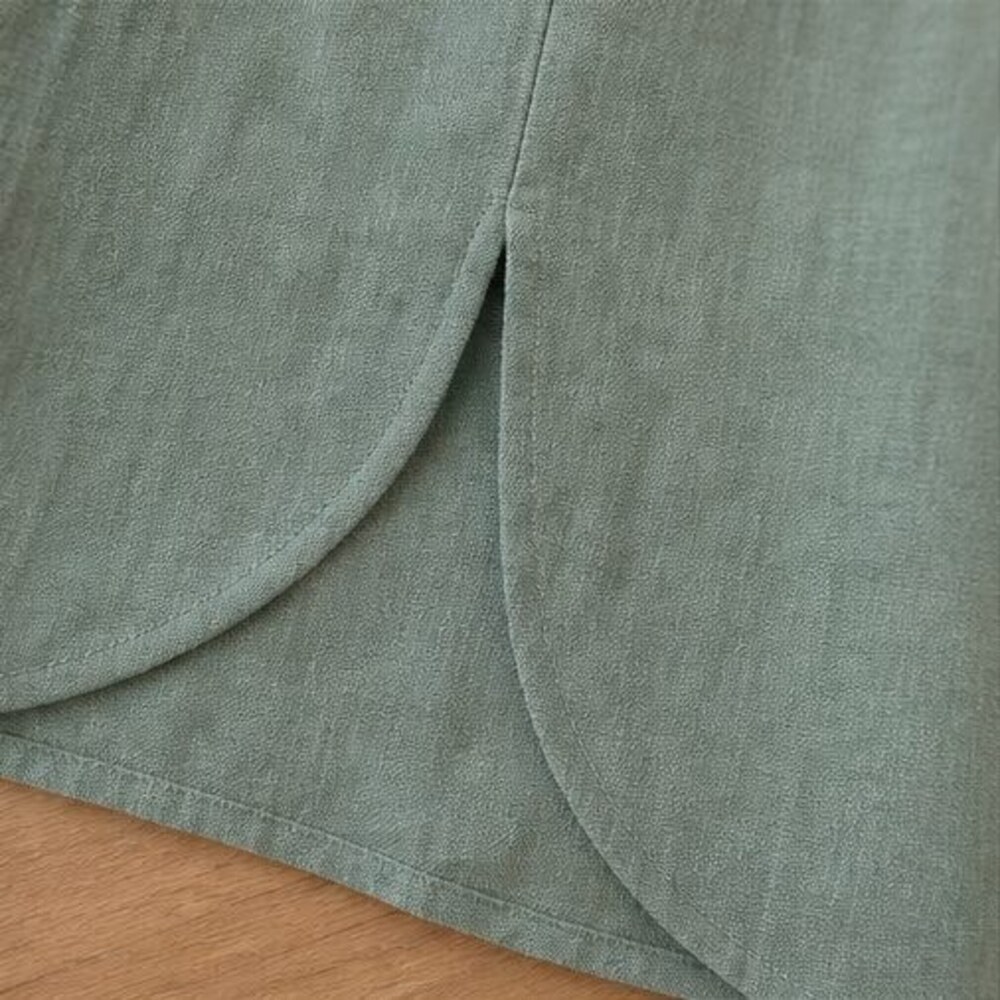 Blue Ruffle Blouse - Picture 6 of 6